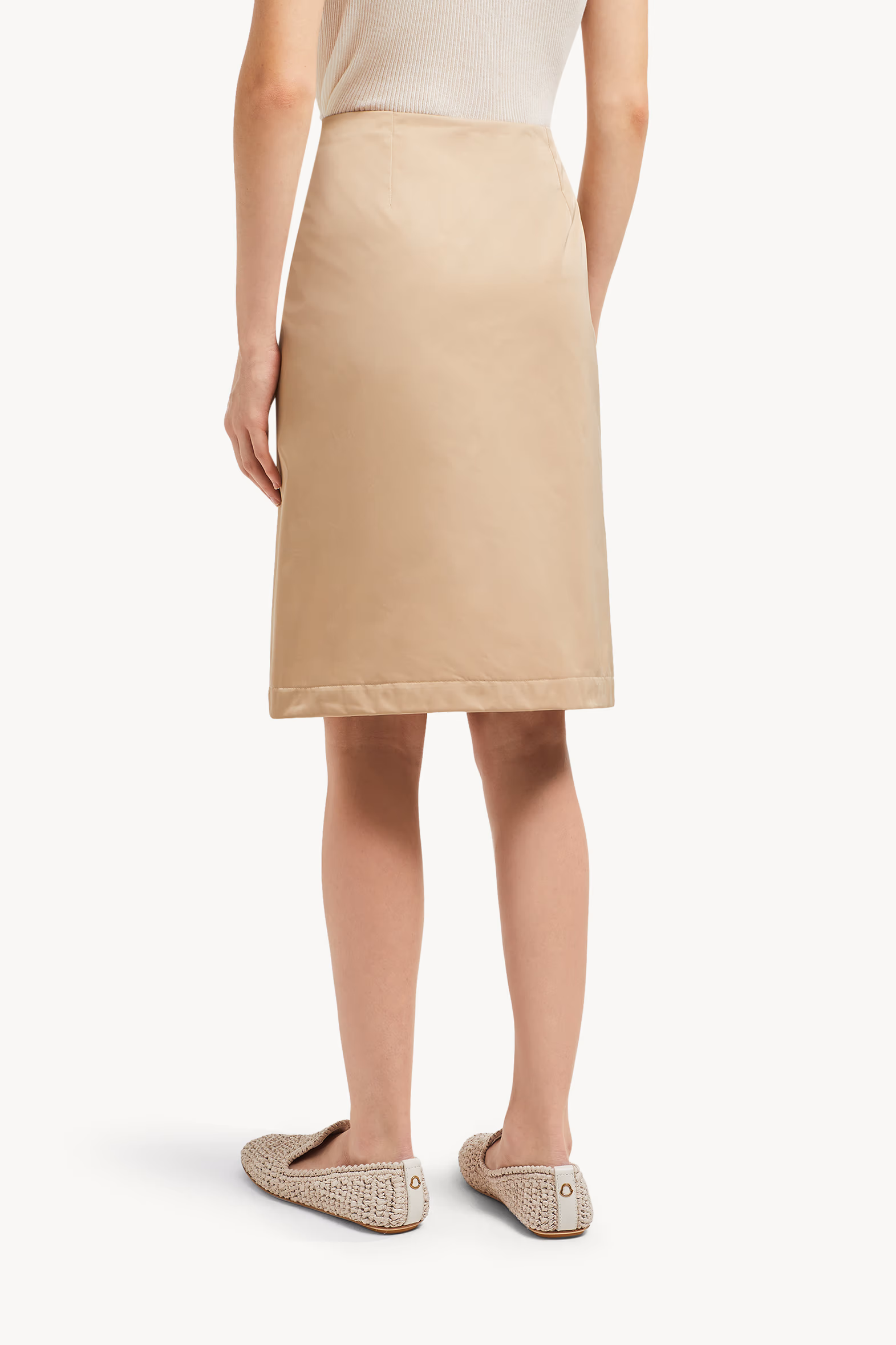 Jupe zippée Femmes Beige Moncler 5